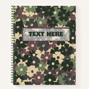 Floral Camouflage  Notebook