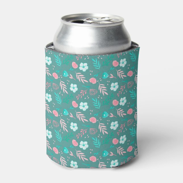 Floral Can Cooler (Can Front)