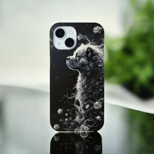Floral Canine Elegance iPhone 15 Case