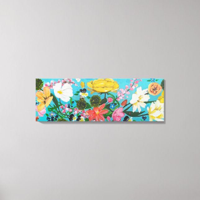 Floral canvas  print (Front)
