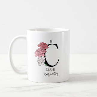 Floral Carbon Element Coffee Mug