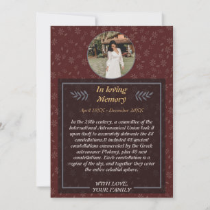 Floral Celebration of Life Invitation – Digital Te