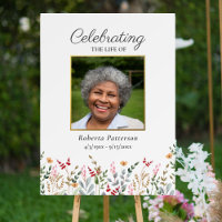 Floral Celebration of Life Photo Download Funeral