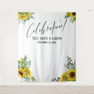 Floral Celebration! Photo Backdrop Tapestry
