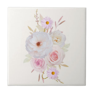 Floral Ceramic Tile