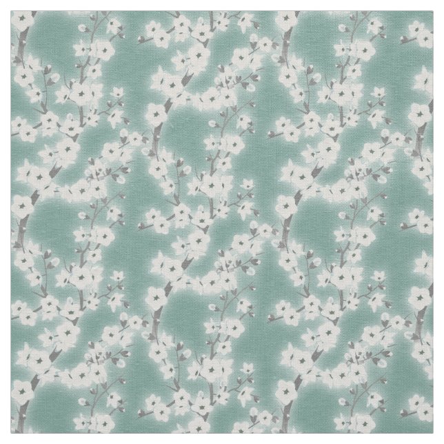 Floral Cherry Blossoms Fabric (Swatch)
