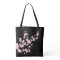 Floral Cherry Blossoms Pink Black