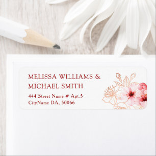 Floral Cherry Blossoms Pink White    Wedding