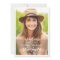 Floral Chic Photo Graduation Party Announcement