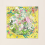 Floral Chiffon Scarf<br><div class="desc">Enjoy this beautiful floral designed scarf from ujkat.art.</div>