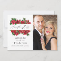 Floral Christmas Geometric Wedding