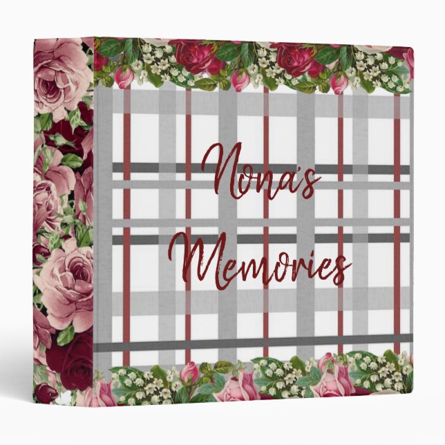 Floral Classeur signature (Devant/Côté)