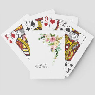 Floral Classic Playing Cards