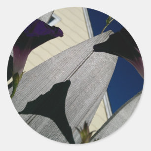 Floral Classic Round Sticker