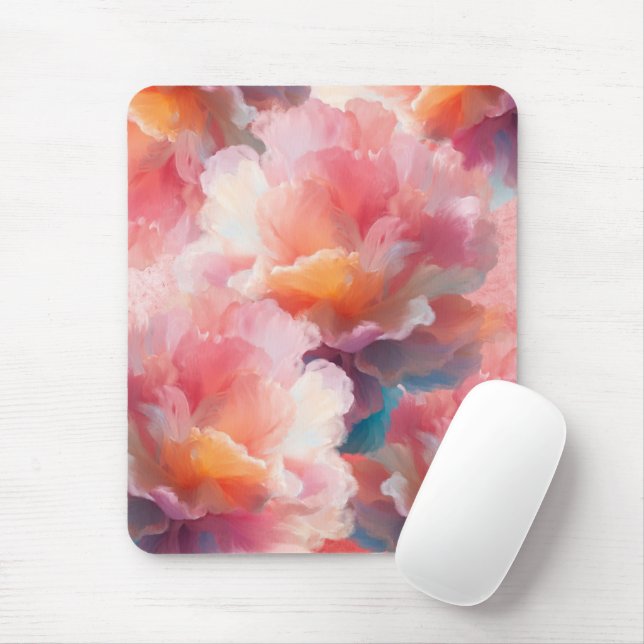 Floral Clipboard Mouse Pad (With Mouse)