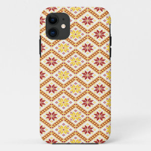 Floral cloth pattern iPhone 11 case