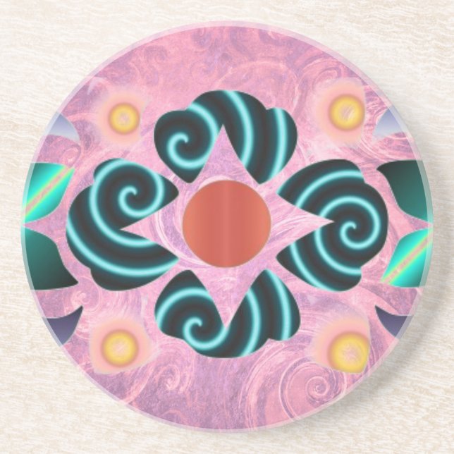 Floral Coaster (Front)
