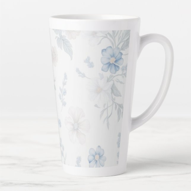 floral coffee latte mug (Right)