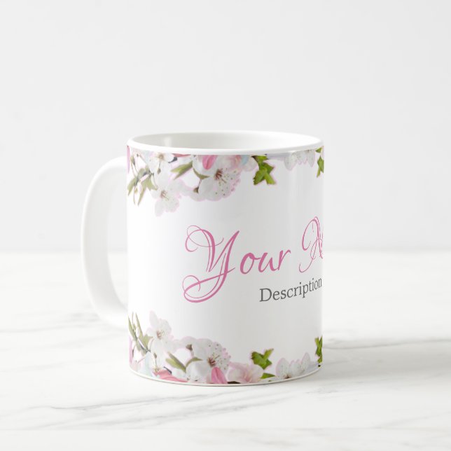 Floral - Coffee Mug (Front Left)