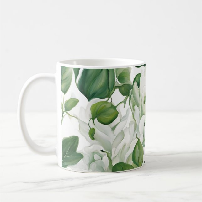 Floral Coffee Mug (Left)