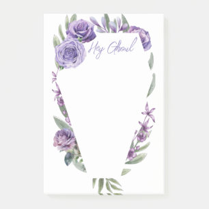 Floral Coffin Invitation Business Cards Post-it Notes