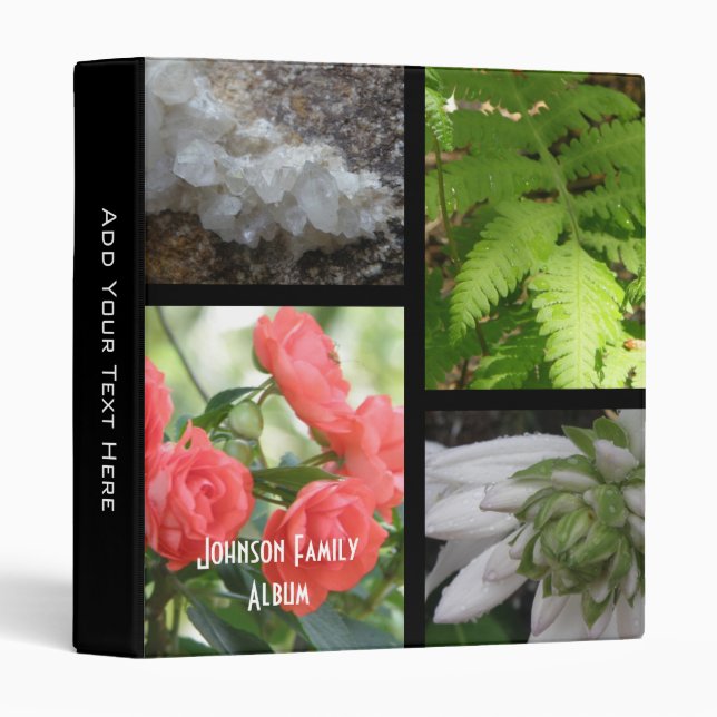 Floral Collage Binder (Front/Spine)