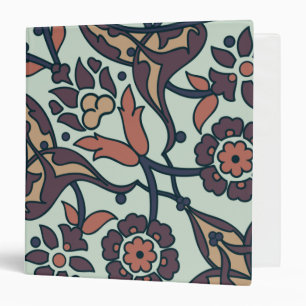 Floral Colourful And Glamour Seamless Trendy Binder