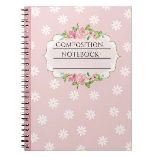 floral composition notebook