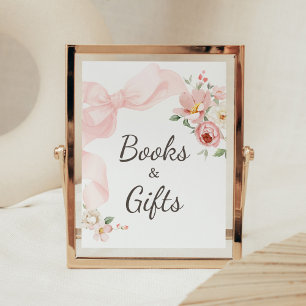 Floral Coquette Baby in Bloom Books and Gifts Poster