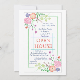 Floral Corners Invitation
