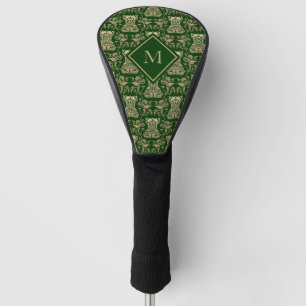 Floral Corset Damask Pattern Golf Head Cover