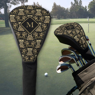 Floral Corset Damask Pattern Golf Head Cover