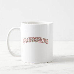 Floral Counselor mug, Floral School Counselor fun Coffee Mug