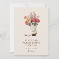 Floral Cowgirl Boot Western Bff Galentine's Day