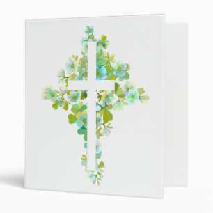 Floral Cross 3 Cercle Classeur
