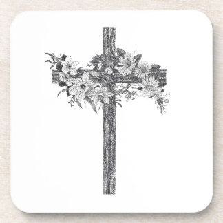 Floral Cross Coasters