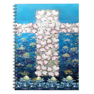 Floral Cross Notebook