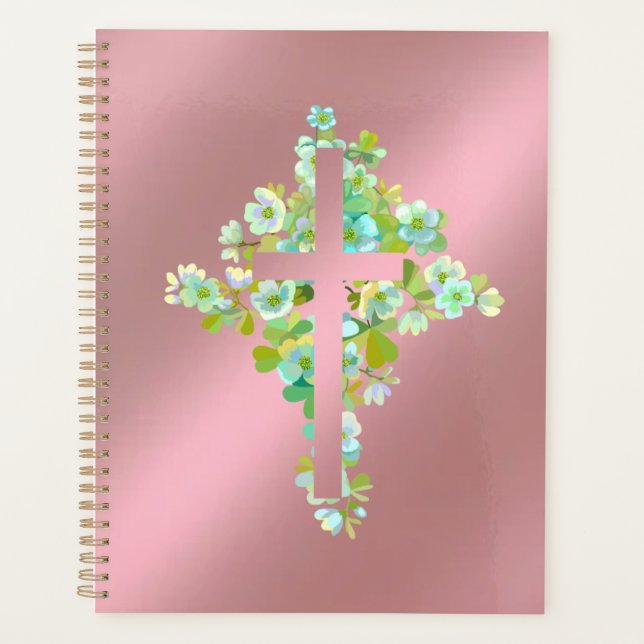 Floral Cross Planner (Front)