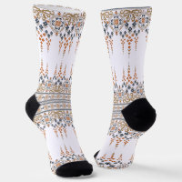 Floral Cross Stitch embroidery Ethnic Design