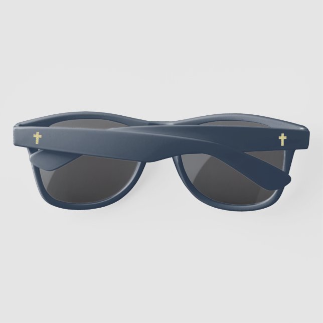 Floral Cross Sunglasses (Back)