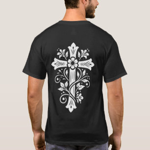 Floral Cross T-Shirt