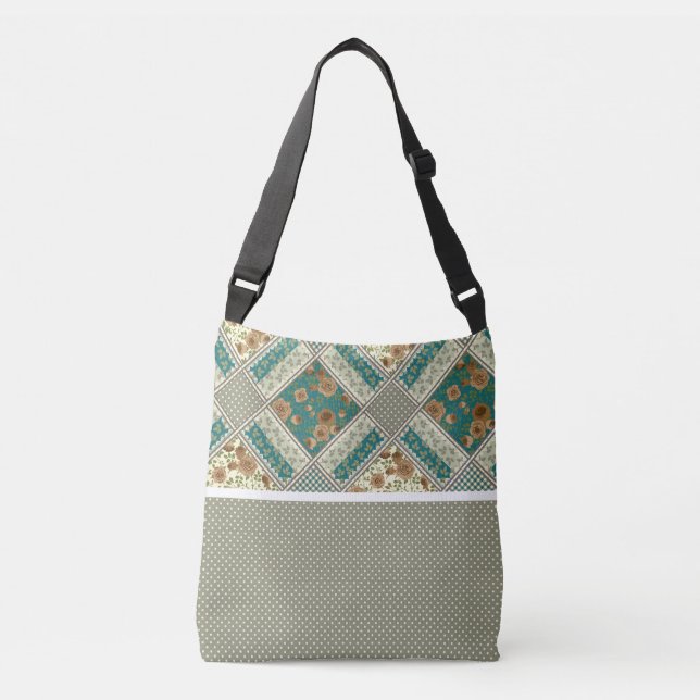 floral  crossbody bag (Front)