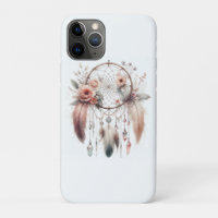 Floral Crystal Feather Dreamcatcher Boho