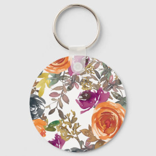 Floral Curtains Keychain