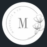 Floral Custom Label<br><div class="desc">Custom Purim Label</div>