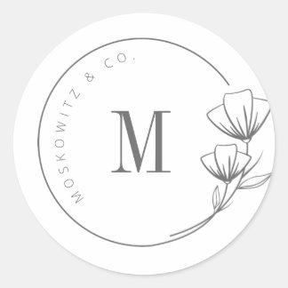 Floral Custom Label