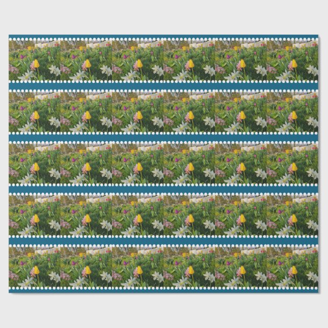 Floral Custom Wrapping Paper (Flat)