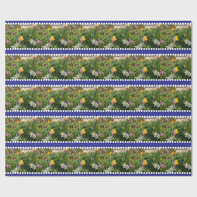 Floral Custom Wrapping Paper (Flat)