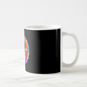Floral cute smile face summer trendy design men coffee mug