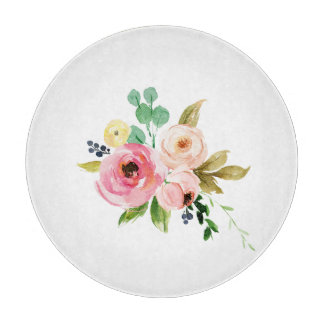 Floral Cutting Board